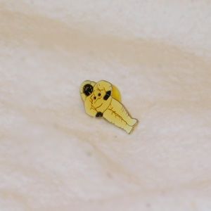 Vintage Enamel Astronaut / Cosmonaut Pin